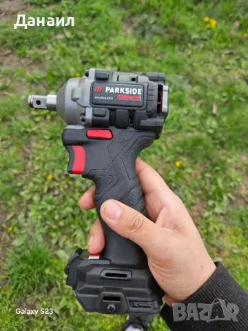 Акумулаторен ударен гайковерт Parkside PDSSAP 20-Li B2,с наковалня 1/2 и отвор на битове., снимка 6 - Винтоверти - 49754393