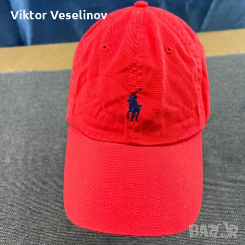 Polo Ralph Lauren Шапка С Козирка Червена One Size OSFA