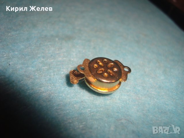 СТАРА ПОЗЛАТЕНА ВИНТИДЖ ЗАКОПЧАЛКА за КОЛИЕ с ФАСЕТИРАН КАМЪК КРИСТАЛ КАРАБИНКА за БИЖУ 26672, снимка 2 - Антикварни и старинни предмети - 34806288