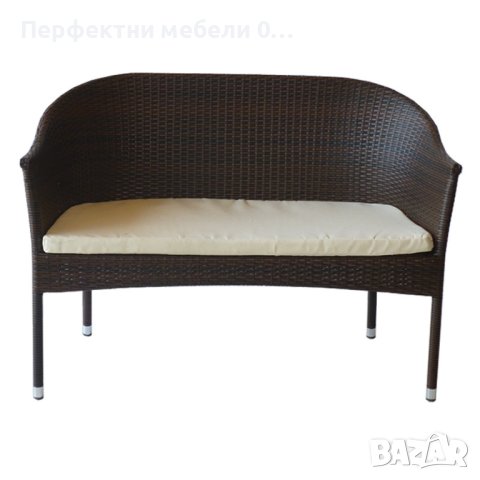 Луксозен ратанов комплект за дома и заведението с възглавници, снимка 2 - Градински мебели, декорация  - 41886733
