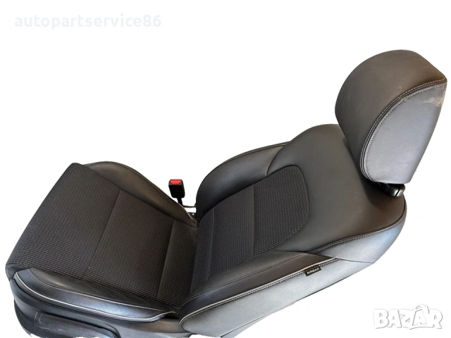 Предна лява седалка черна кожа за KIA Sportage ГТ Лайн с ляво управление (2020)