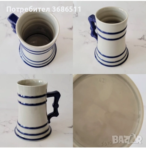 Немски халби за бира, снимка 6 - Антикварни и старинни предмети - 52261146