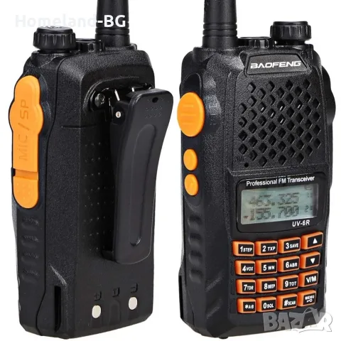 Двубандова радиостанция Baofeng UV-6R, 128 канала, Честотен диапазон: 136-174/400-520MHz, Черна, снимка 13 - Оборудване и аксесоари за оръжия - 55837128