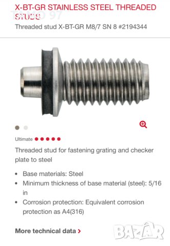 Hilti BX 3 - BT Kit - БЕЗКАБЕЛЕН ПИСТОЛЕТ ЗА ПИРОНИ , снимка 9 - Други инструменти - 41378963