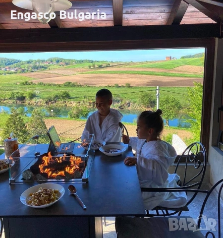 Модерна дизайнерска маса - Огнена маса Engasco Slava Low, снимка 5 - Маси - 53798826