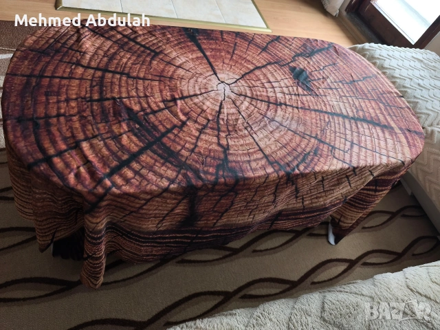 Покривка за маса имитираща дърво