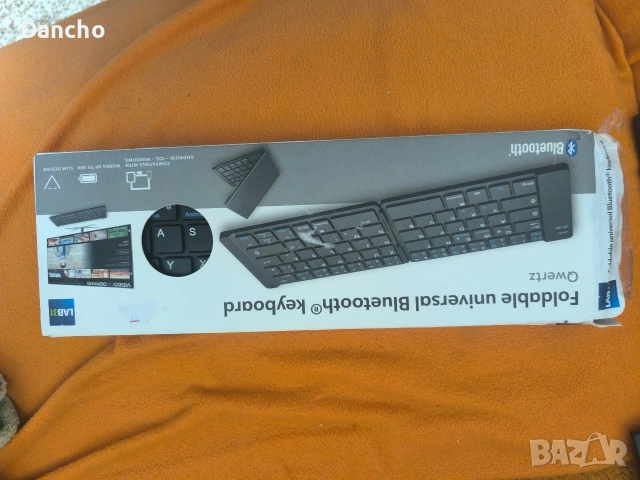 Сгъваема клавиатура Bluetooth 