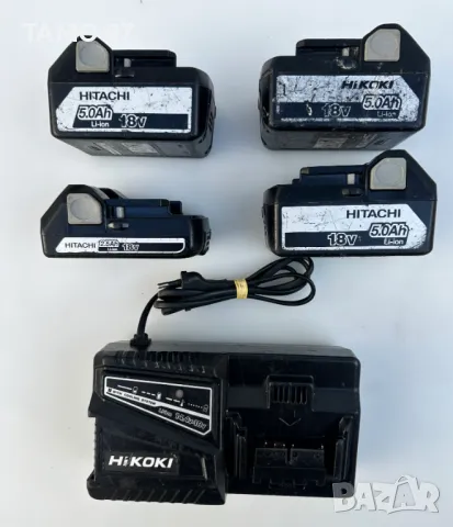 Hitachi / HiKoki - Сет от акумулаторни машини перфоратор, ъглошлайф и винтоверт, снимка 11 - Други инструменти - 49091928