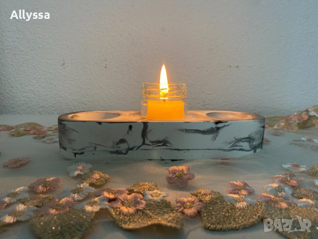 Свещник за чаени свещи, снимка 1 - Други - 39608924