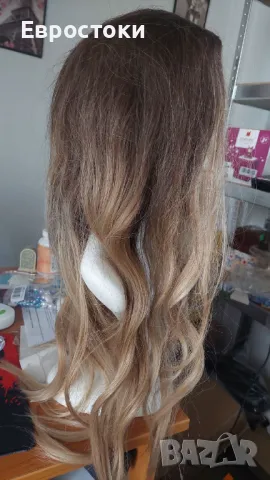 Без фирмена опаковка. Цена: 30 лв. Перука Shining Yourself LC334-1 MO 081912  Омбре дълга къдрава, снимка 6 - Аксесоари за коса - 47447306