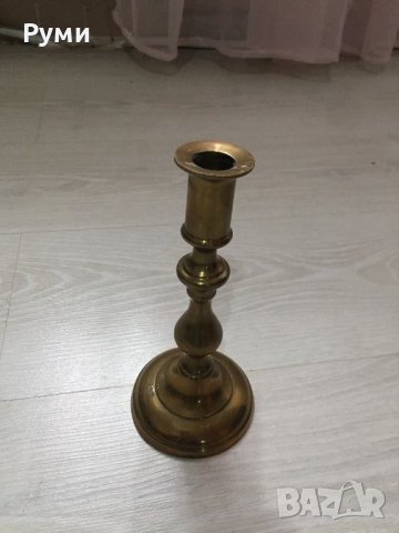 Стар свещник, снимка 3 - Антикварни и старинни предмети - 41817060