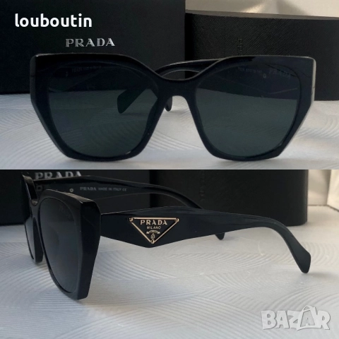 Дамски слънчеви очила котка многоъгълни черни, снимка 2 - Слънчеви и диоптрични очила - 51729013