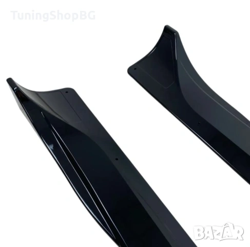 Добавки за прагове за Tesla Model Y черен гланц, снимка 3 - Аксесоари и консумативи - 53151964