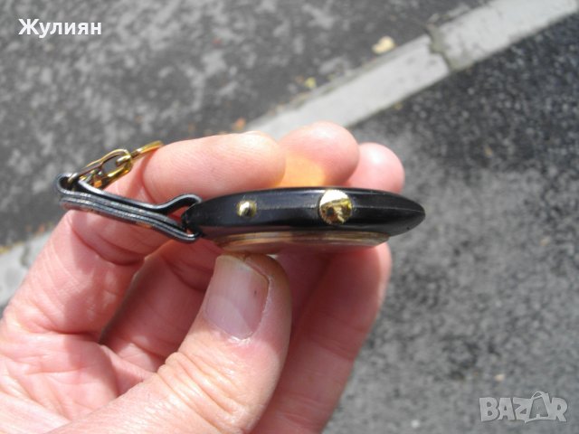  ЧАСОВНИК ХРОНОМЕТЪР КЛЮЧОДЪРЖАТЕЛ SINDACO MEMO STOP SWISS , снимка 6 - Антикварни и старинни предмети - 40505142