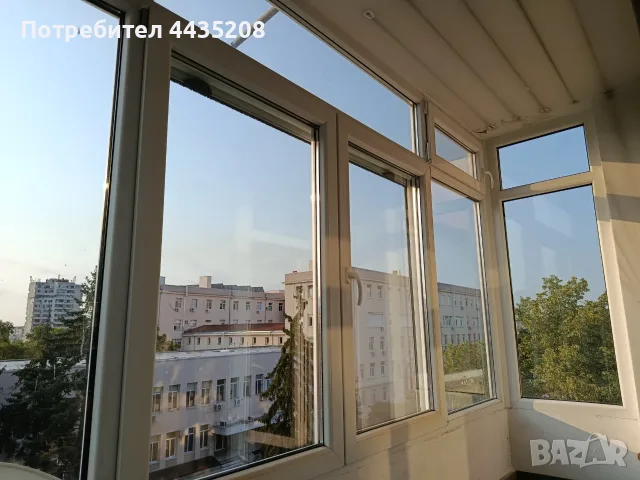 PVC ъглово остъкление за тераса