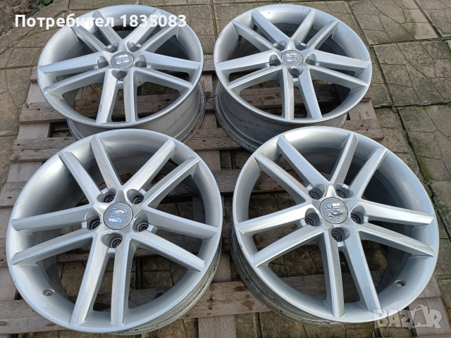 Лети джанти 17ки 5х112 Seat, снимка 3 - Гуми и джанти - 52821862