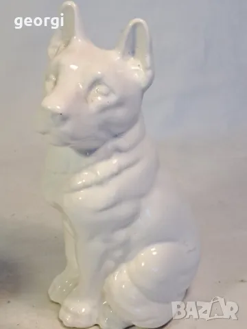 порцеланови фигурки кучета териер и немска овчарка 22/3, снимка 2 - Колекции - 49187794