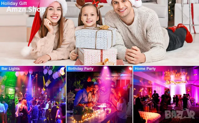 36 LED сценични светлини RGB DJ LED Par Light DMX Controlled Sound Activated Auto Play, снимка 4 - Лед осветление - 48695954