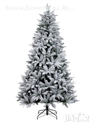 Изкуствена елха K r i n g Melbourne, Цялата заснежена с метална стойка., снимка 3 - Декорация за дома - 52658776