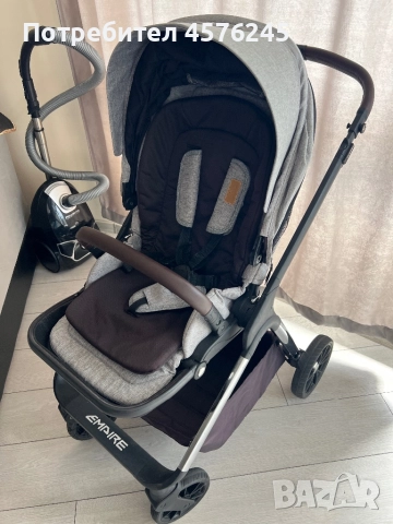 Продавам детска количка Cangaroo Empire 3в1, снимка 4 - Детски колички - 51496521