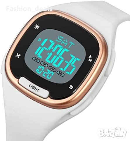 Нов GBB Цифров Дамски часовник многофункционален водоустойчив Подарък, снимка 5 - Дамски - 42191421