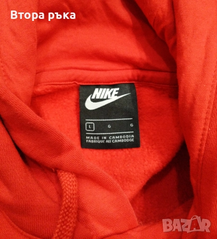 Nike fleece горнище мъжка оригинален , снимка 5 - Спортни дрехи, екипи - 52997105