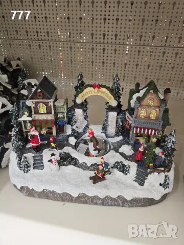светещи коледни сцени фигурки , снимка 2 - Декорация за дома - 48071446