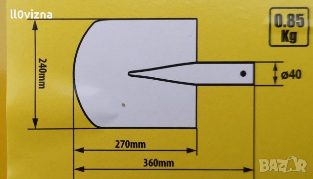 Лопата канати оребрена , снимка 3 - Железария - 39859069