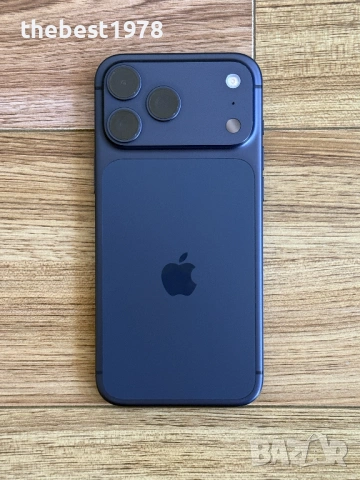 iPhone 17 Pro Max 256GB Deep Blue/Гаранция/Батерия 100%-35 Цикъла