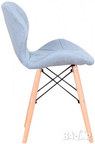 ПРОМОЦИЯ Висококачествени трапезни столове LQ-LDMB-4LAN, снимка 3 - Столове - 33775622