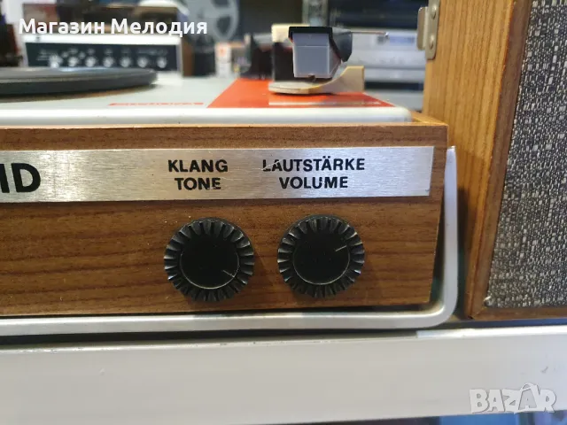 💽📻📀🎶 Грамофон RFT Ziphona Solid от 1973г. Има вграден усилвател и говорител. Работи без проблем,, снимка 6 - Грамофони - 49180710