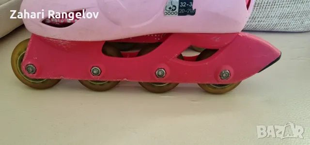 Детски Регулируеми Ролери за момиче 32-35 номер, снимка 6 - Детски маратонки - 47630490