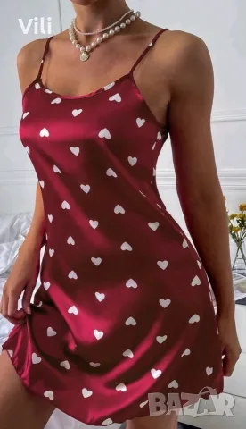 Дамски сатенени пижами , снимка 5 - Пижами - 39069993