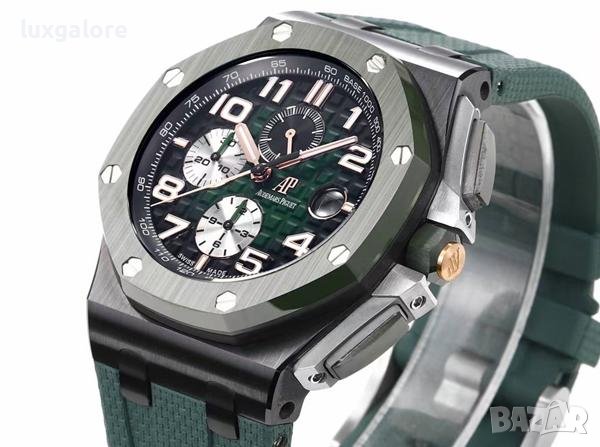Мъжки часовник Audemars Piguet Royal Oak Offshore Green с швейцарски механизъм, снимка 4 - Луксозни - 40995142