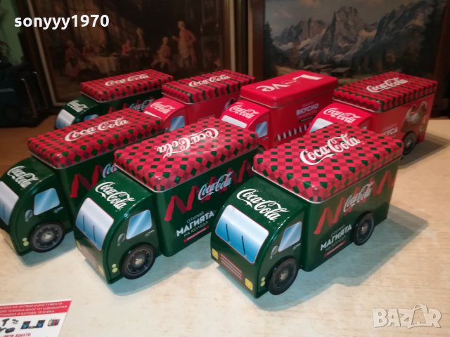 COCA COLA X 7 КАМИОНА 2002221922, снимка 3 - Колекции - 35857285