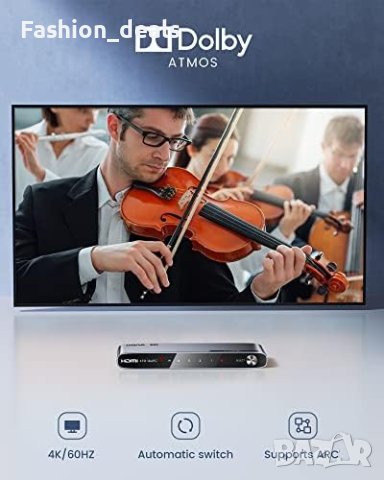 Нов 4K*60Hz HDMI превключвател за HDTV, Xbox, PS4/5 , снимка 7 - Друга електроника - 41553558