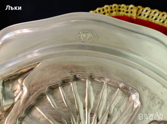 Пано,чиния за стена от калай с релефен глухар. , снимка 6 - Антикварни и старинни предмети - 40951418