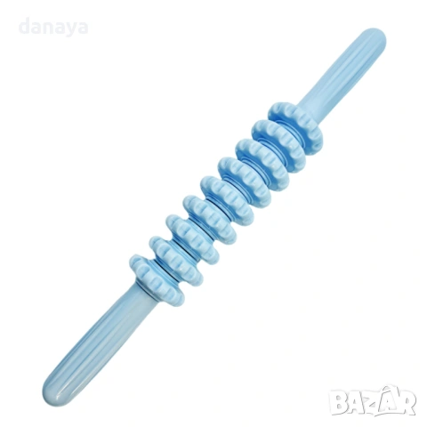 6455 Ролков масажор за тяло с въртящи се ролки – масажор за гръб, крака, бедра и ръце, снимка 3 - Масажори - 53717235