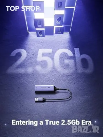 Нов UGREEN Портативен USB Ethernet адаптер за PC, Switch, Xbox, Surface Pro, снимка 8 - Друга електроника - 49292048