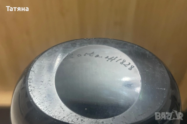 Sommerso за Коста, Ваза, художествено стъкло, VICKE LINDSTRAND,подписана.26 см, Швеция, снимка 9 - Вази - 53145250