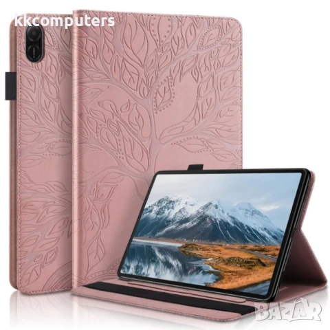 Honor Pad X8a Tree Life Series/ Wallet Кожен Калъф и Протектор, снимка 4 - Калъфи, кейсове - 51137072