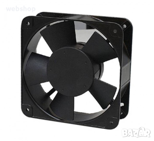 Вентилатор Vemark, метален, аксиален, втулка, 220VAC, 2P, 0,08A, 110х110х25mm, 68m3/h, снимка 1