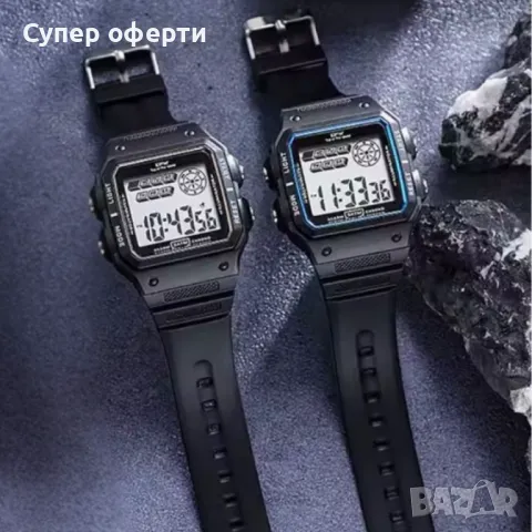 Дигитален спортен мъжки часовник TPW, водоустойчив до 50м., снимка 2 - Мъжки - 49941062