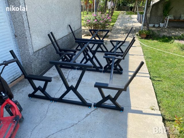 Метални крака за маса и пейка , снимка 5 - Градински мебели, декорация  - 38192045