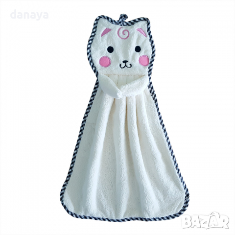 844 Микрофибърна кърпа за ръце Котета кухненска кърпа детска хавлия, снимка 9 - Хавлиени кърпи - 36228805