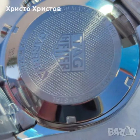 Мъжки луксозен часовник TAG HEUER CARRERA CALIBRE 16 43MM  DAY-DATE, снимка 14 - Мъжки - 32322086