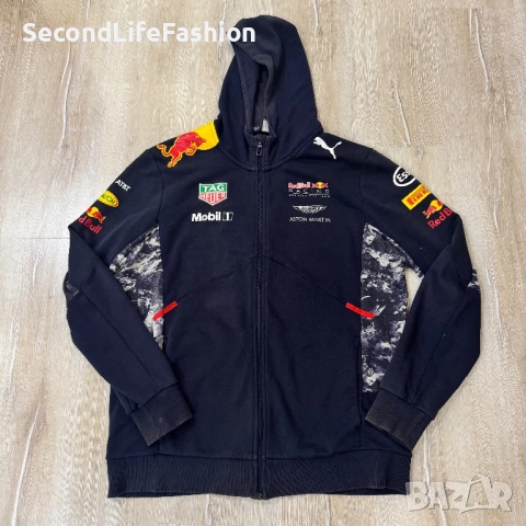 Мъжки суичър с качулка Puma Red Bull Racing Motorsport F1 Formula One 1 размер XL