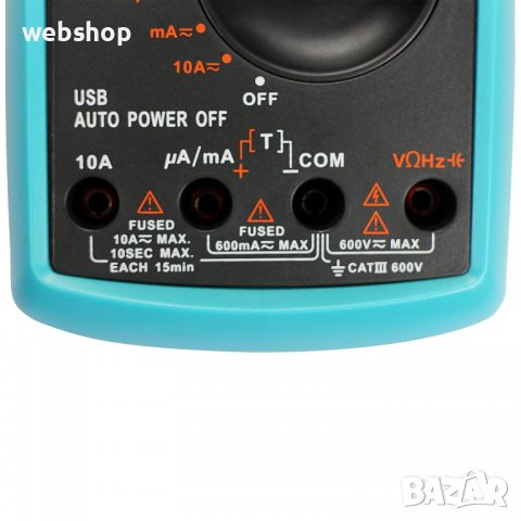 Дигитален Мултиметър ALLО​SUN , Мултицет с интерфейс EM6000 VAC/VDC | AAC/ADC | OHM | F| °C | Hz, снимка 6 - Други инструменти - 38677839