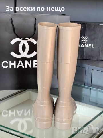Chanel Дамски Зимни Ботуши Шанел - Налични Различни Цветове Код E1068, снимка 12 - Дамски ботуши - 52316037