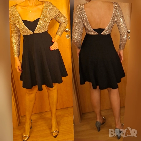 Официална рокля с пайети Fervente 